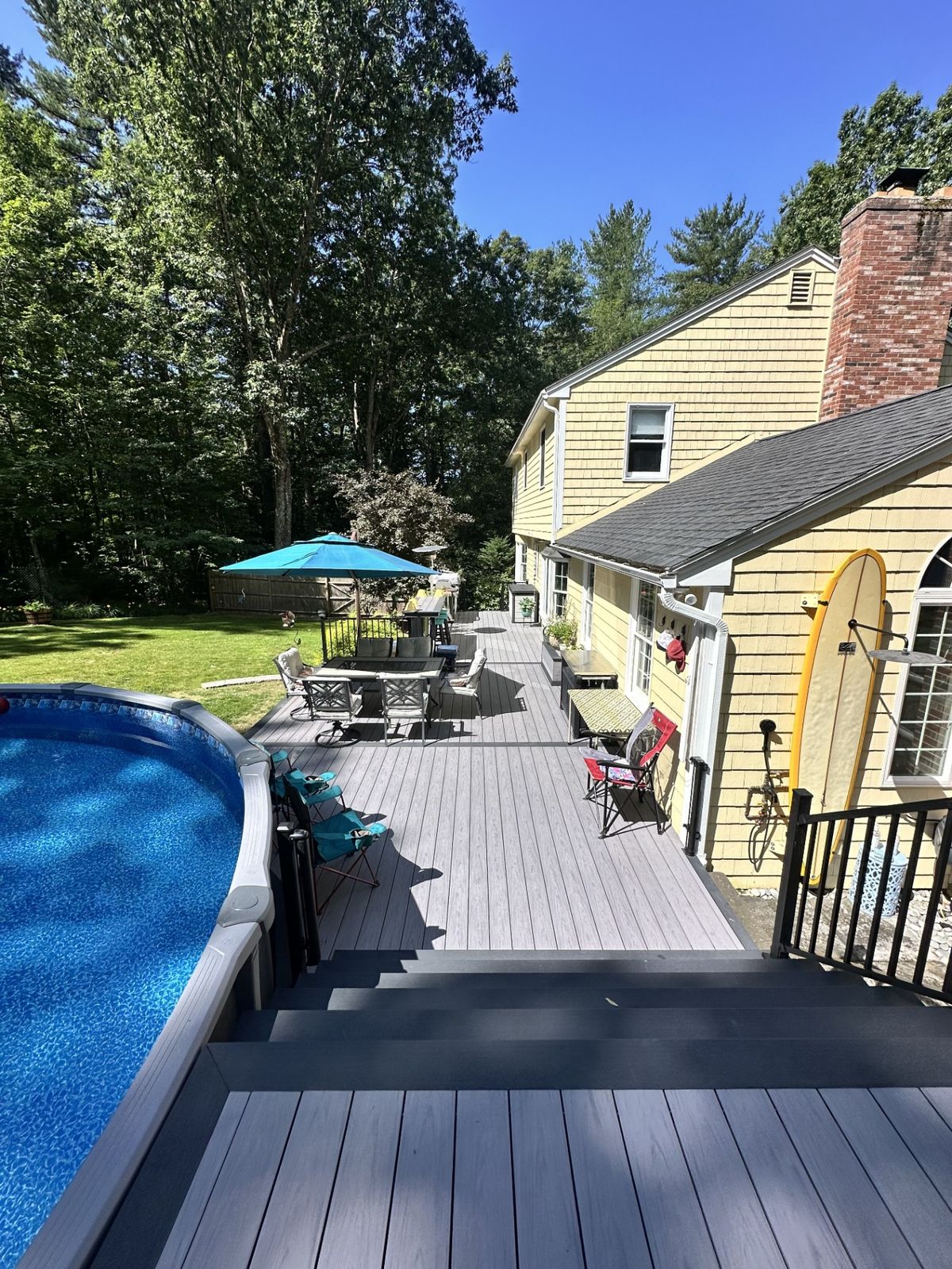 Pool Deck Replacement with Slip-Resistant Composite
